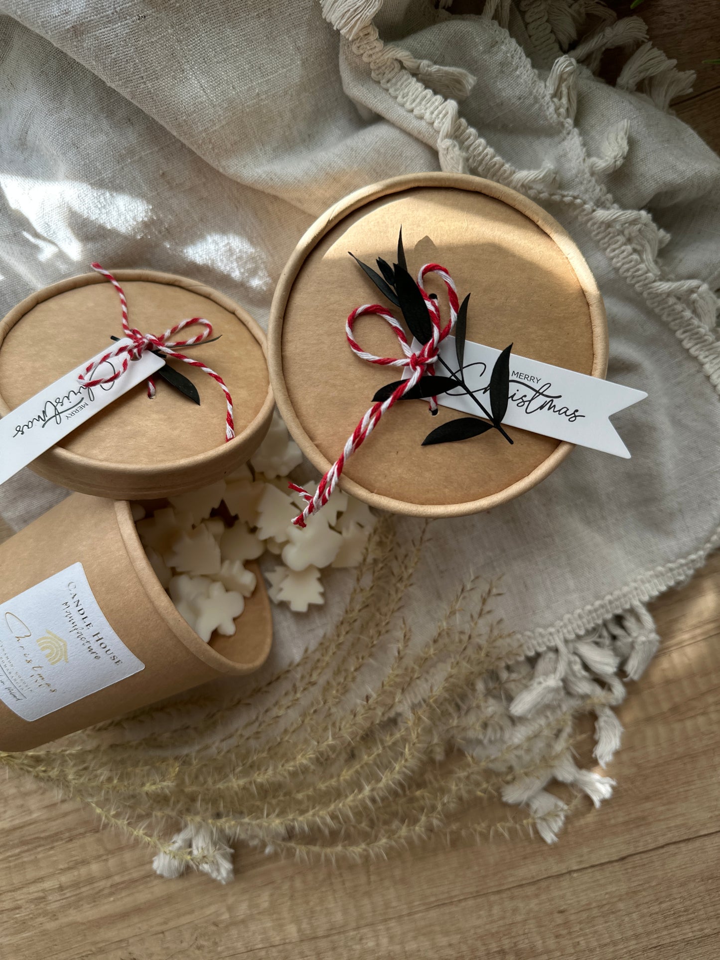 Świąteczne woski do kominka Box