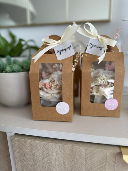 Bukiecik z sojowym kwiatkiem